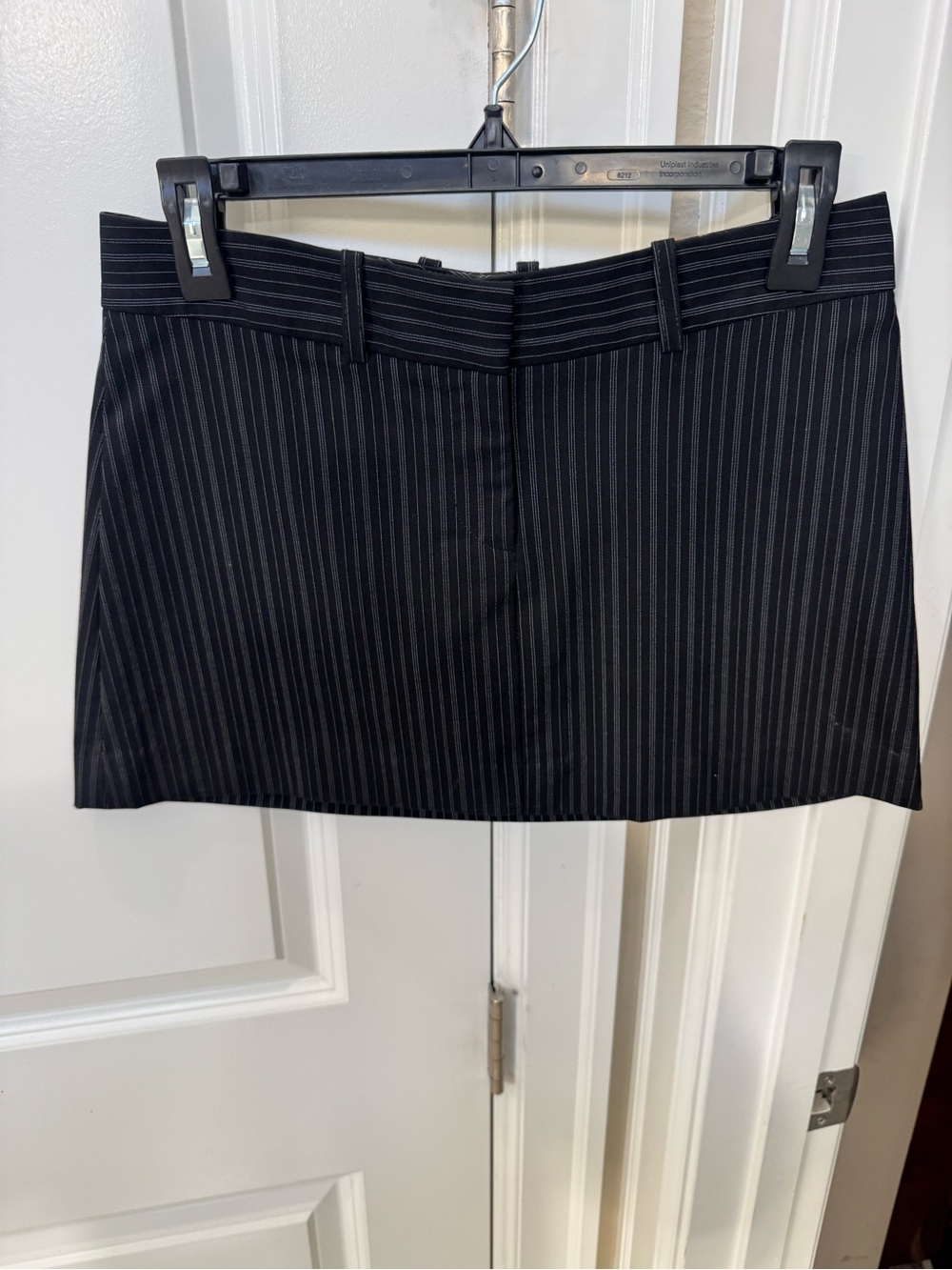 Guess by Marciano Black Pinstripe Mini Skirt
